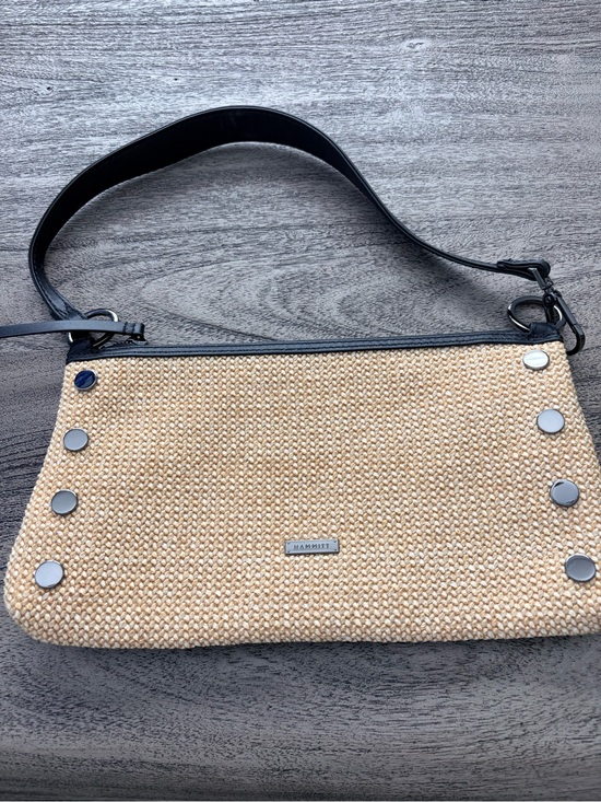 Hammitt Handbags - Hammitt Kyle Small Noir Chaparral Rafia Gunmetal NWOT - Proof of Purchase